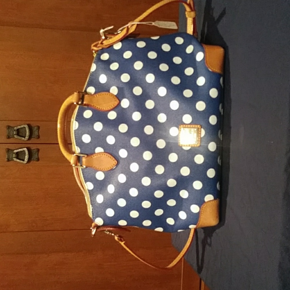 Dooney&Burke polka dot purse